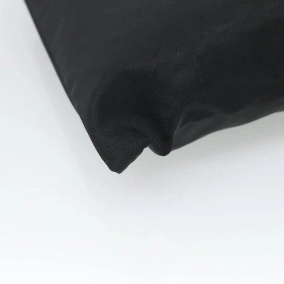 PRADA Hand Bag Nylon Black Silver Auth 118620 - Picture 5 of 16